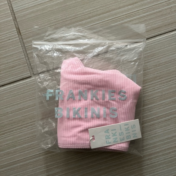 NEW Frankies Bikinis Connor Ribbed Scoop Bikini Top – L - Picture 6 of 6